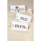 Mr. and Mrs. Luggage Tags