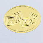 Baby Blocks Envelope Seals