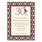30th Birthday Party Invitations