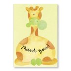 Baby Giraffe Thank You Cards
