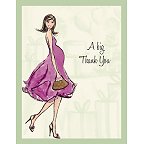 Baby Shower Soiree Thank You Card