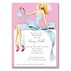 Beautiful Bride Blonde Blank Invitation