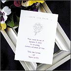 Silver Bouquet Save the Date