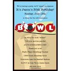 Bowling Invitation