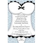 Bridal Nightie Blank Invitation