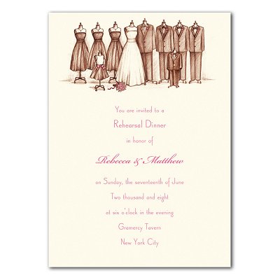 Wedding Party Invitations on Bridal Party Invitation Lovemealways Com