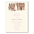 Bridal Party Blank Invitation