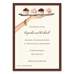 Dessert Tray Blank Invitation