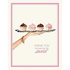 Dessert Tray Thank You Card
