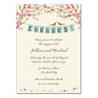 Elegant Engagement Banner Blank Invitations