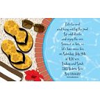 Flipped Out Pool Party Invitation