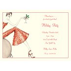 Holiday Girl Party  Invitation