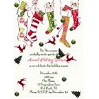 Holiday Stocking Invitations