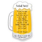Ice Cold Beer Die-cut Invitation