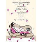 Posh Mommy Baby Shower Invitation
