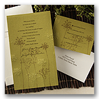 Reaching Up Wedding Invitation