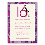 She's Sixteen Birthday Party Invitations