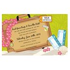 Suitcase Printed Save the Date