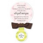 Sweet Girl Rattle Invitation