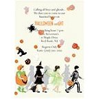 Halloween Trick or Treaters Invitations