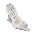 White High Heel Invitation