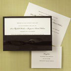 Wrapped in Mocha Wedding Invitation